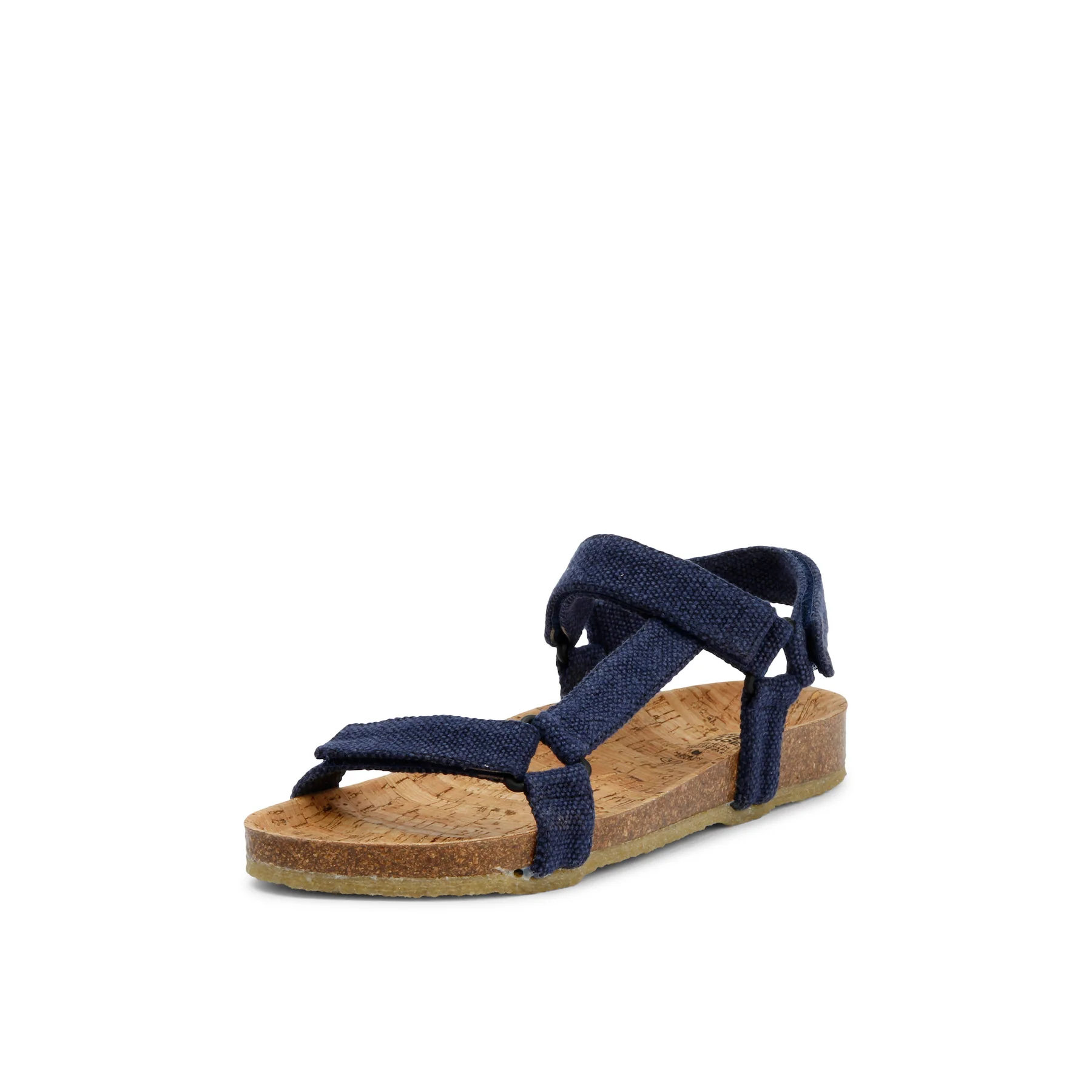 Grand Step Shoes Sandal Levi Hemp navy blue ladies