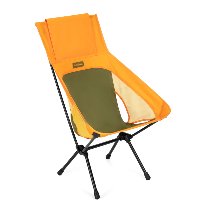 Helinox Camping Chair One Highback (re) - Extra Large, Tension Design - forest green/yellow