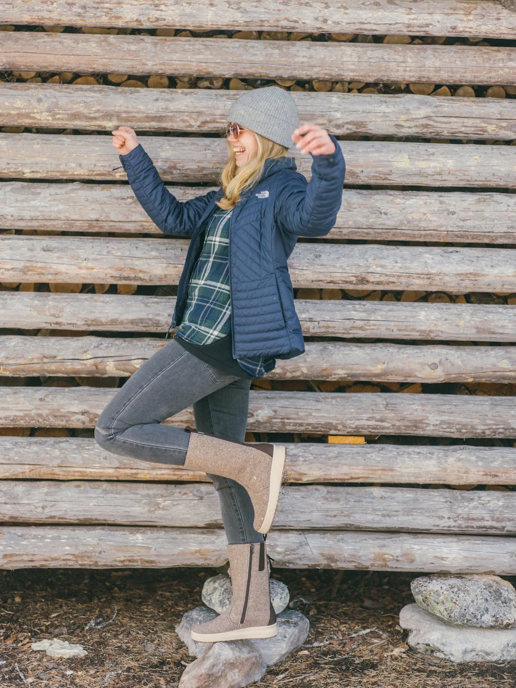 Pomar Winter Boots Tunturi GTX (Felt Boots, Waterproof, Extremely Warm) Sand Brown Ladies