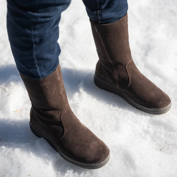 Pomar Winter Boots UTU GTX (Suede, waterproof, extremely warm, lined) dark brown ladies