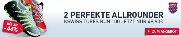 2 perfect all-rounders - KSWISS Tubes Run