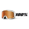 100% Ski Goggles Valnor Amber Lens white - 1 Goggles