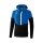Erima Squad Tracktop Hooded Training Jacket in Royal/Black/White Men