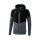 Erima Squad Tracktop Hooded Training Jacket Black/Grey Men