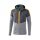 Erima Squad Hooded Training Jacket Grey/Orange Men