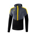 Erima Hoodie Squad (Cotton Touch) grey/black/yellow Men