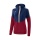 Erima Hoodie Squad (Cotton Touch) navy blue/bordeaux red Women