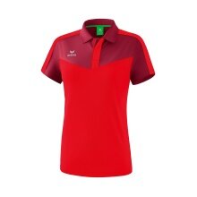 Erima Sport Polo Squad (100% Polyester) burgundy/red Women