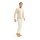 Medima Pyjama Terry Cloth (100% Cotton, Trousers+Long Sleeve Shirt) Underwear Beige/White Men (Size S-XL)