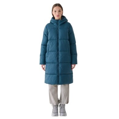 4F Winter Coat F475 Down Jacket (Down Coat, warm, water-repellent) teal blue ladies