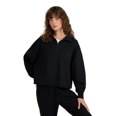 4F Pullover F1870 Half Zip (Cotton, Oversize) black Ladies