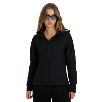 4F Softshell Jacket F359 with Hood (windproof) black Ladies