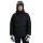 4F Winter Ski Jacket Technical M0788 with Hood and Snow Skirt (thermal insulation) black Men's