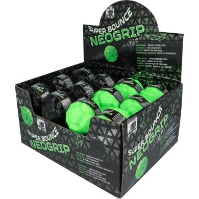 Sunflex Throw Ball Super Bounce Neogrip Display - 24 Pieces in Box