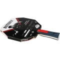 Butterfly table tennis racket Dimitrij Ovtcharov Ruby - Pan Asia rubber with a 2.0mm sponge - 1 racket