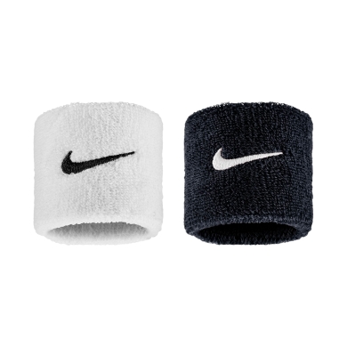Nike Sweatband Swoosh Classic (Cotton Blend) 2025 white/black - 2 pieces