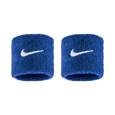 Nike Sweatband Swoosh Classic (Cotton Blend) 2025 Royal Blue - 2 Pieces