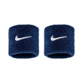 Nike Sweatband Swoosh Classic (Cotton Blend) 2025 navy blue - 2 pieces