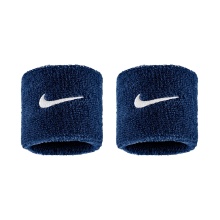 Nike Sweatband Swoosh Classic (Cotton Blend) 2025 navy blue - 2 pieces
