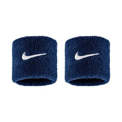 Nike Sweatband Swoosh Classic (Cotton Blend) 2025 navy blue - 2 pieces