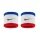 Nike Sweatband Swoosh Classic (Cotton Blend) 2025 white/blue/red - 2 pieces