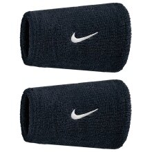 Nike Sweatband Swoosh Classic Doublewide Jumbo (Cotton Blend) 2025 black - 2 pieces