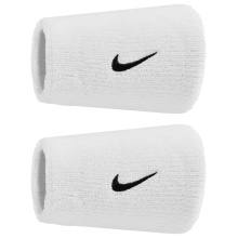 Nike Sweatband Swoosh Classic Doublewide Jumbo (Cotton Blend) 2025 white - 2 pieces
