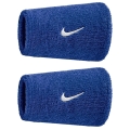 Nike Sweatband Swoosh Classic Doublewide Jumbo (Cotton Blend) 2025 Royal Blue - 2 Pieces
