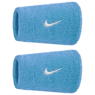 Nike Sweatband Swoosh Classic Doublewide Jumbo (Cotton Blend) 2025 University Blue - 2 Pieces