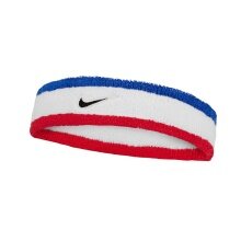 Nike Swoosh Classic Headband (Cotton Blend) 2025 white/blue/red - 1 piece