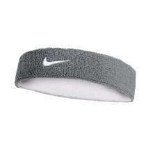 Nike Swoosh Classic Reversible Headband (Cotton Blend) 2025 grey/white - 1 piece