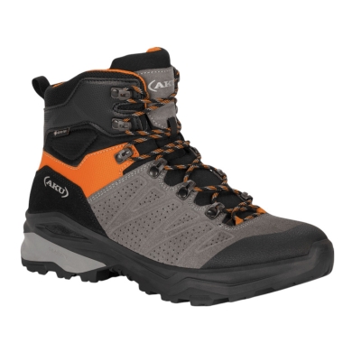 AKU Trekking Hiking Shoes Adapta SD GTX (Suede, waterproof) grey/orange men's
