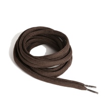 AKU Laces Trek Flat dark brown 180cm