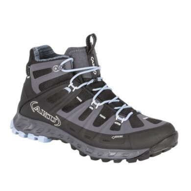 AKU Selvatica MID GTX Hiking Shoes (waterproof) grey/black/light blue ladies
