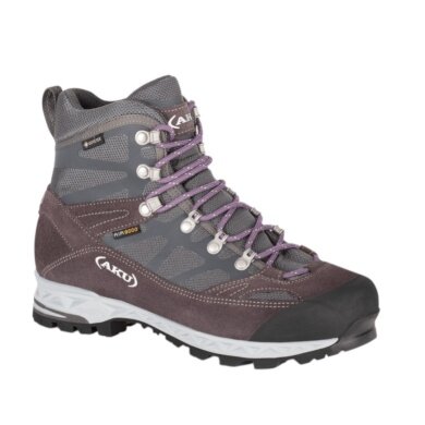 AKU Trekker Pro GTX Hiking Shoes (waterproof) grey/burgundy/purple ladies