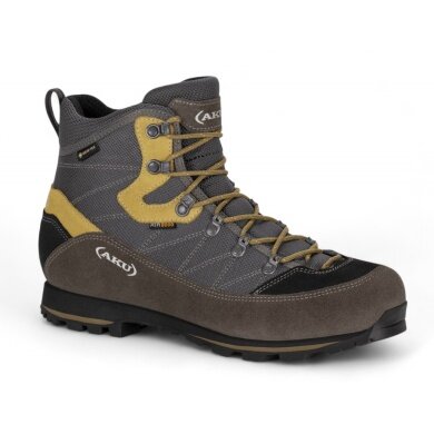 AKU Trekker Lite III GTX Walking Shoes (Trekking, waterproof) dark grey/mustard yellow Men's