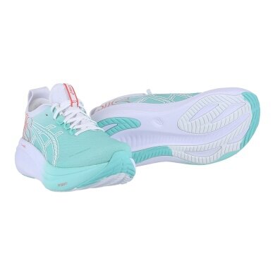 Asics running shoes Gel Nimbus 27 (cushioning) 2025 mint green/white men's
