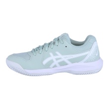 Asics Tennis Shoes Gel Dedicate 8 Clay/Sand Court 2025 Light Green/White Ladies