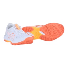 Asics Indoor Court Shoes Gel Rocket 12 (multifunctional/stability) 2025 white/coral red ladies