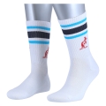 Australian Tennis Socks Stripes white/light blue/navy blue - 1 pair