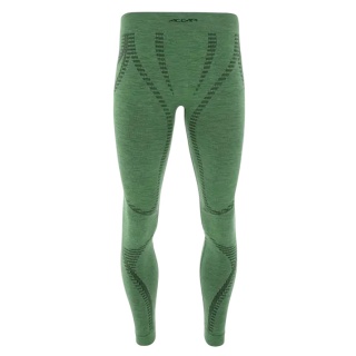 Accapi Base Layer Ergowool Long Pants (Merino Wool, Warm) Underwear Green Men