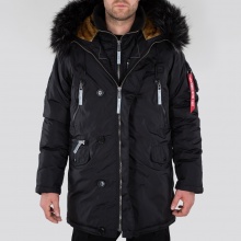 Alpha Industries Winter Jacket PPS N3B black/reflective Men