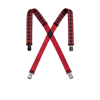 Arcade Braces Jessup Plaid red/black