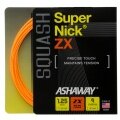 Stringing with squash string Ashaway Super Nick ZX orange