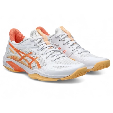 Asics Indoor Shoes Blade FF 2 (Squash + Badminton) white/orange ladies