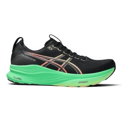 Asics running shoes Gel Kayano 32 (Stability) 2026 black/green men's
