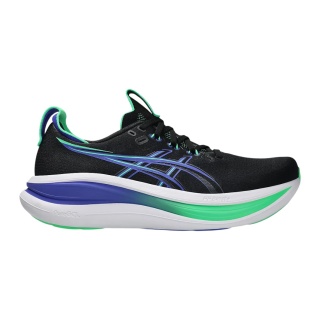 Asics running shoes Gel Nimbus 28 (cushioning) black/cobalt blue men's