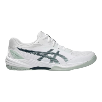 Asics Indoor Court Shoes Gel Task 4 (Volleyball) white/teal men's