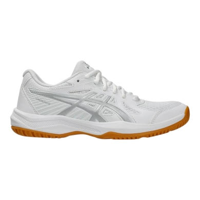 Asics Indoor Court Shoes Upcourt 6 white/silver ladies