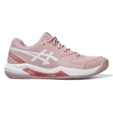 Asics Tennis Shoes Gel Dedicate 8 Clay/Sand Court Pink/White Ladies